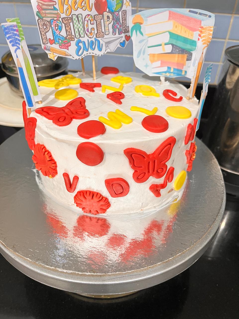 School Theme Birthday Cake
